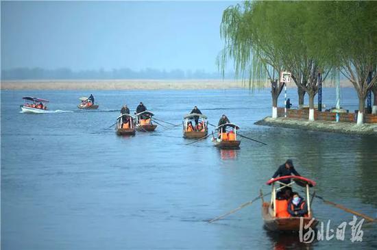 4月5日，雄安新區(qū)安新縣白洋淀景區(qū)